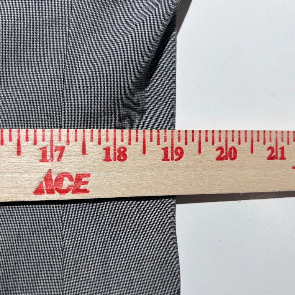 Banana Republic 42R Sport Coat Cotton Blend Grey Two Button Double Vented